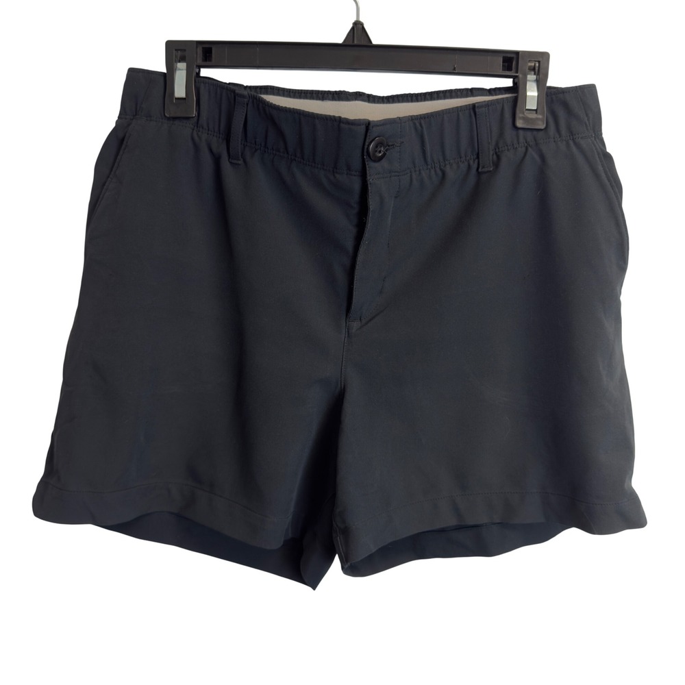 Under Armour Womens Links Golf Shorts Black Size 10 Performance Activewear